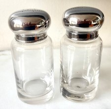 ORIGINAL GUNTHER LAMBERT LUXUS SERVANT SALZSTREUER PFEFFERSTREUER SILBER GLAS