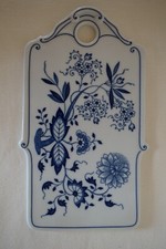Antiques Porzellanbrett Hutschenreuther mit Zwiebelmuster Frühstücksbrett 