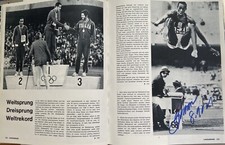 Bob Beamon signiert Buch