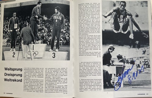 Bob beamon signiert buch - bob,