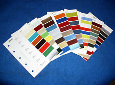 8 Spies Hecker Farbkarten Subaru 70-80er Jahre Subaru Paint Colour Chart 70/80s