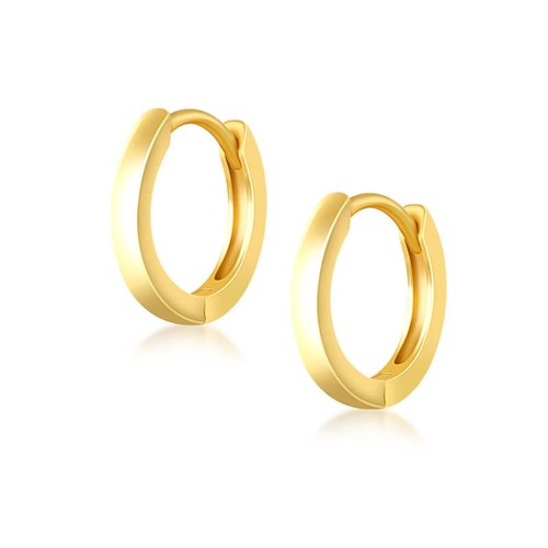 Gold creolen für - damen, —