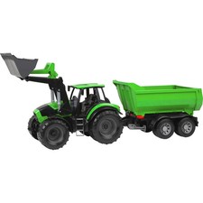 WORXX Traktor Deutz-Fahr Agrotron 7250 TTV mit Anhänger, Schaukarton