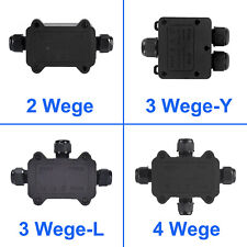 2-4 Wege Wasserdicht Abzweigdose Verteilerdose Anschlussdose Verbinder Kabelbox