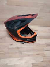 ONeal   Helm Motorrad Roller Retro Moped Helm Orange Schwarz Größe M Neu