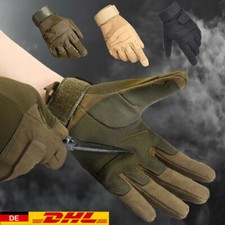 Taktische Handschuhe für Herren Militär Armee Jagd Polizei Softair Kampf Combat
