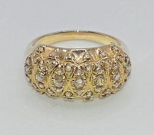 375gg Ring mit champagner