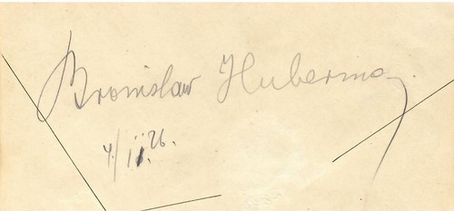 Bronislaw huberman polnischer - bronislaw, huberman,