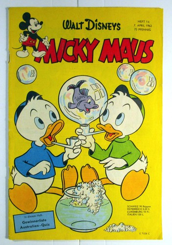 Micky maus 1962 heft - micky, vom