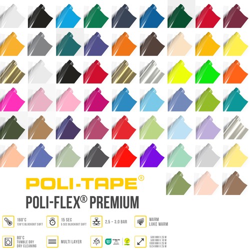 Poli flex premium flexfolie - premium, /
