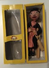 Vintage Pelham Puppets Holz Handpuppe Hexe Kasperletheater Spielpuppen