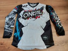 O`Neal Element Jersey Villain weiss  Enduro Cross  DH Freeride BMX Größe Youth L