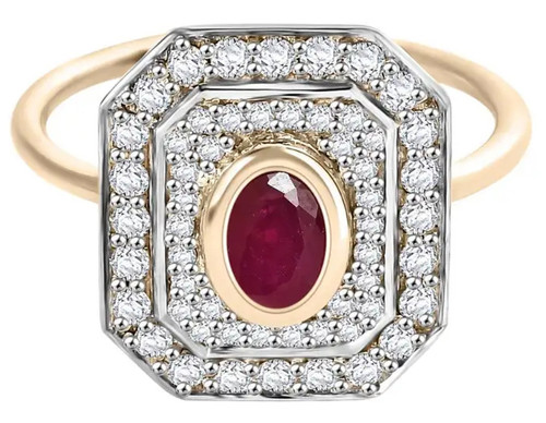Natur runder diamant - ct,