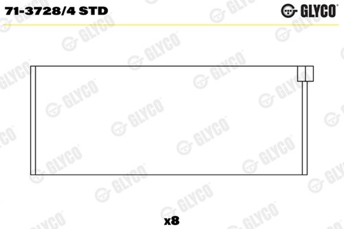 Glyco pleuellager 3728 4 - glyco, 71-3728/4