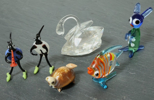 Konvolut glas figuren lauscha - glas,