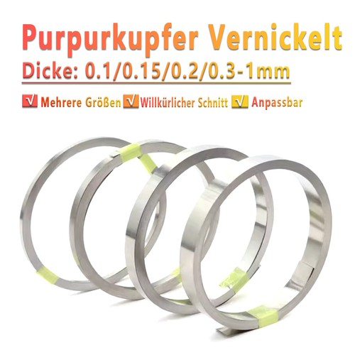 Vernickeltes kupferband - vernickeltes,