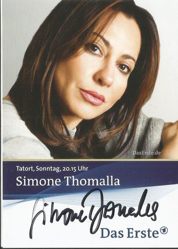 Autogrammkarte simone - autogrammkarte, "simone