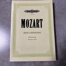 Noten Klavierauszug Mozart Don