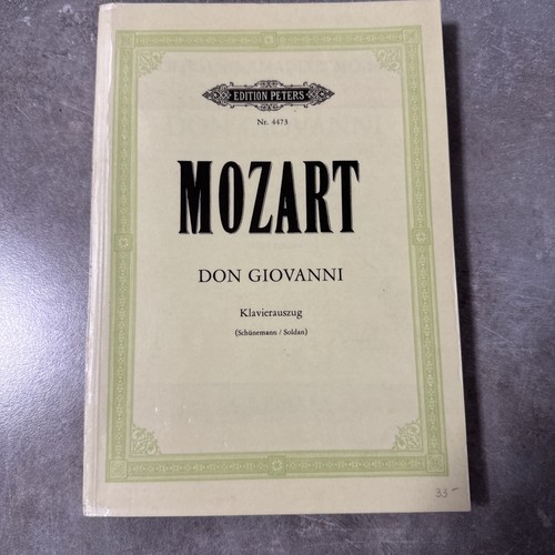 Noten klavierauszug mozart don - mozart,