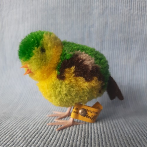 Steiff grünfink wollvogel - grünfink,