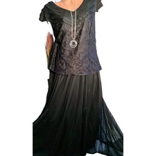 Sheego Eventkleid Abendkleid Kleid  Maxikleid 42 bis 58 schwarz 265 248 (9 990)