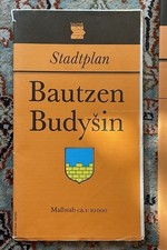 DDR Stadtplan City Map BAUTZEN