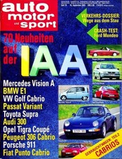 5) Auto Motor Sport AMS 19/1993 - Mercedes E 320 Cabrio - BMW 325tds E36 mit 14