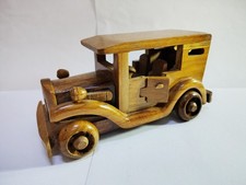 Edler Oldtimer 18 cm Deko Holz