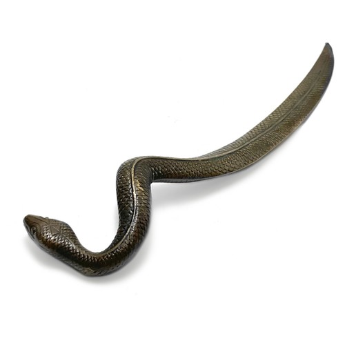 Jugendstil papiermesser bronze - jugendstil,