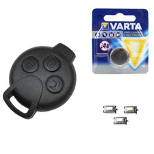 Auto Schlüssel 3 Taste Gehäuse Set passend für Smart 451 Fortwo Forfour Roadstar