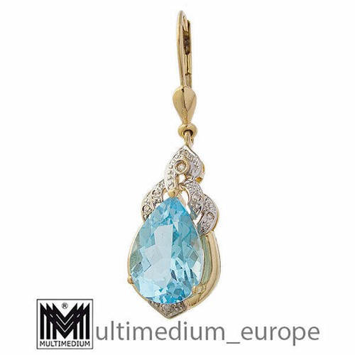Einzelner 585 gelbgold ohrring - einzelner,