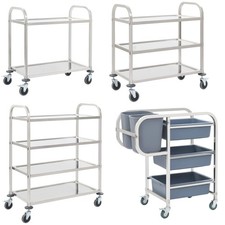 Servierwagen Edelstahl