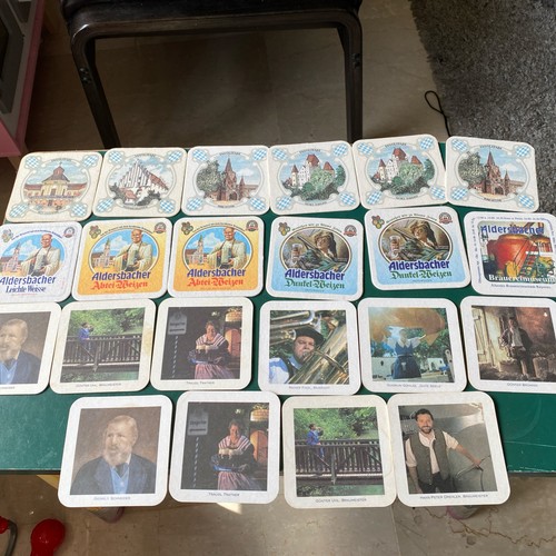 Vintage 22x bierdeckel - 22x,