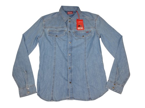 Diesel herren jeanshemd shirt - jeanshemd,