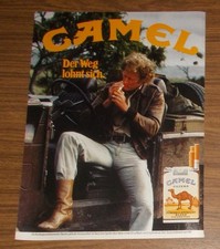 Seltene Werbung CAMEL - Der Weg lohnt sich #2 1982