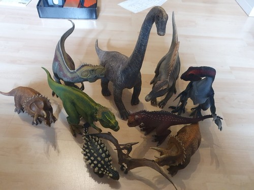 Schleich konvolut 10 figuren - -,