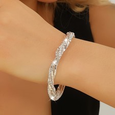✨ Elegantes Strass Armband
