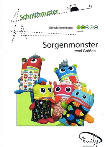 Schnittmuster sorgenmonster - schnittmuster, "sorgenmonster"