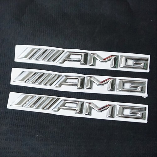 Amg chrome new silver metal - 3x,