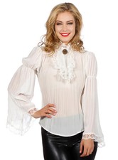 Barock Bluse cremeweiß -