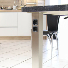 SO-TECH® Stützfuß 70 x 70 mm 720 - 1100 mm Tischbein Möbelbein Möbelfuß Tischfuß