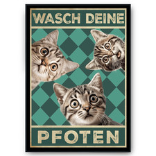 Lustiges Katzen Poster