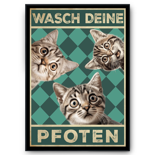 Lustiges katzen poster - lustiges,