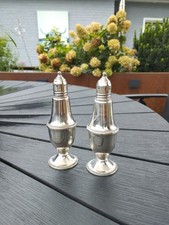 Schöne große Salz- und Pfefferstreuer Sterlingsilber (925)