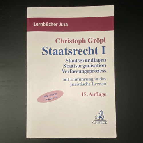 Beck staatsrecht - staatsrecht, –