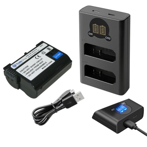 Dual usb lcd ladegerät akku - dual, +