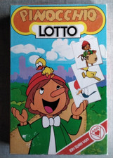 Fernseh Pinocchio Spiel Ass Lotto 36 Karten suchen TV Serie 70er vollständig
