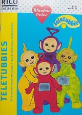 RICO Design - Teletubbies - Window Color - Basteln - Vorlagen - Buch - Rarität