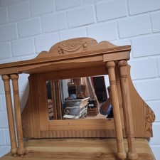 Alter Vertiko Aufsatz um 1900 Weichholz