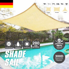 Sonnensegel WASSERDICHT Sonnenschutz Windschutz 98% UV-Schutz Dreieck Rechteck